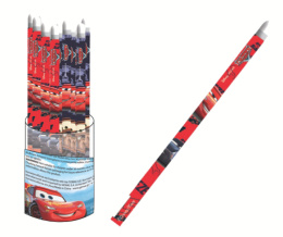 Ołówek CARS grafitowy HB z gumką 1szt. GIM 341-38600
