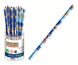 Ołówek SONIC grafitowy HB z gumką 1szt. GIM 334-81600