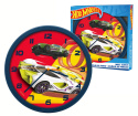 Zegar ścienny HOT WHEELS śr. 24cm dla dzieci KIDS HW00010