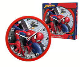 Zegar ścienny SPIDERMAN śr. 24cm dla dzieci KIDS SPD3601