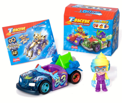 T-RACERS Pojazd + Figurka LIHGT SPEED seria 6 MAGIC BOX PTR6D408IN00