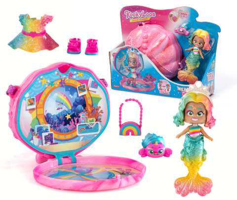 KOOKYLOOS Lalka Syrena CORAL KORAL Kooky Mermaids MAGIC BOX PKLSP104IN100