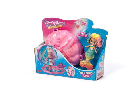 KOOKYLOOS Lalka Syrena CORAL KORAL Kooky Mermaids MAGIC BOX PKLSP104IN100 KOOKYLOOS Lalka Syrena CORAL KORAL Kooky Mermaids MAGIC BOX PKLSP104IN100