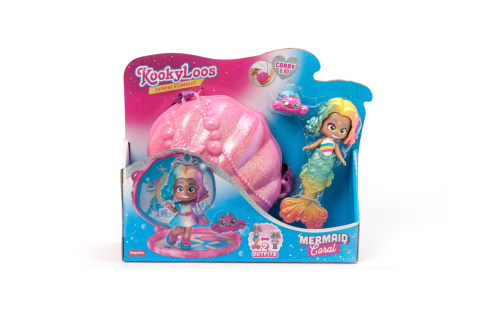 KOOKYLOOS Lalka Syrena CORAL KORAL Kooky Mermaids MAGIC BOX PKLSP104IN100 KOOKYLOOS Lalka Syrena CORAL KORAL Kooky Mermaids MAGIC BOX PKLSP104IN100