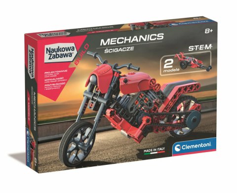 NAUKOWA ZABAWA: Laboratorium Mechaniki Ścigacze CLEMENTONI 50789 NAUKOWA ZABAWA: Laboratorium Mechaniki Ścigacze CLEMENTONI 50789
