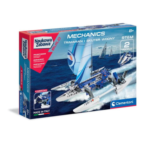 NAUKOWA ZABAWA: Laboratorium Mechaniki Trimaran i Skuter Wodny CLEMENTONI 50063 NAUKOWA ZABAWA: Laboratorium Mechaniki Trimaran i Skuter Wodny CLEMENTONI 50063