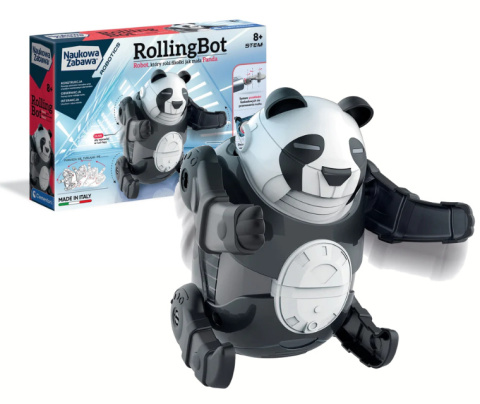 NAUKOWA ZABAWA: Zestaw RollingBot PANDA CLEMENTONI 50684