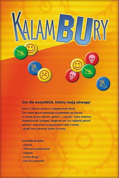 Gra planszowa KALAMBURY rodzinna TREFL 00239 Gra planszowa KALAMBURY rodzinna TREFL 00239