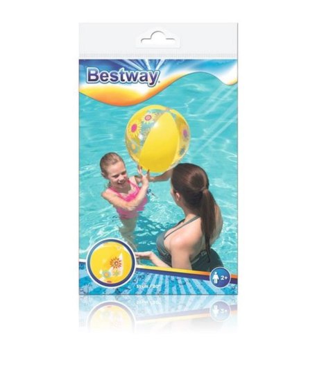 Piłka plażowa dmuchana ŻÓŁTA 51cm BESTWAY 31036 Piłka plażowa dmuchana ŻÓŁTA 51cm BESTWAY 31036