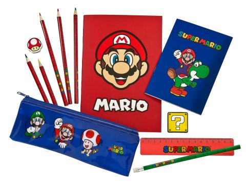 Zestaw przyborów szkolnych SUPER MARIO 12el. UNDERCOVER SUMA1160 Zestaw przyborów szkolnych SUPER MARIO 12el. UNDERCOVER SUMA1160