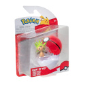 POKEMON Figurka CHESPIN Poke Ball ClipNgo S14 JAZWARES PKW3134