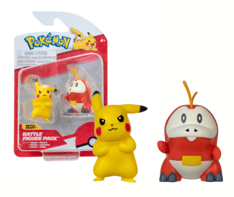 POKEMON Figurka bitewna Zestaw Figurki PIKACHU + FUECOCO JAZWARES PKW3356