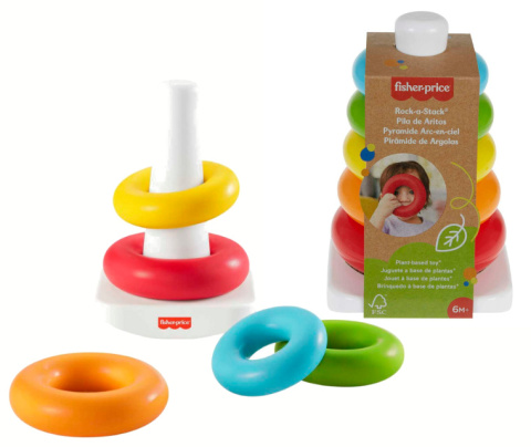 Eko Piramidka z kółek Zabawka do układania FISHER PRICE GRF09