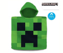 Ponczo Poncho ręcznik MINECRAFT dla dzieci 60x120 kaptur KIDS MNC-438P