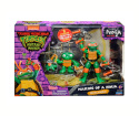 WOJOWNICZE ŻÓŁWIE NINJA Zestaw Figurka MICHELANGELO Evolution 3pak PLAYMATES 83583