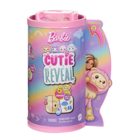BARBIE CUTIE REVEAL Lalka Chelsea LEW Słodkie Stylizacje MATTEL HKR21 BARBIE CUTIE REVEAL Lalka Chelsea LEW Słodkie Stylizacje MATTEL HKR21