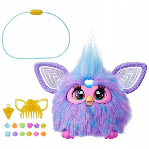 FURBY 2.0 Interaktywna Maskotka PURPLE Fioletowa HASBRO F6743 FURBY 2.0 Interaktywna Maskotka PURPLE Fioletowa HASBRO F6743