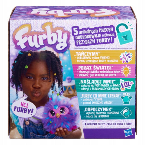 FURBY 2.0 Interaktywna Maskotka PURPLE Fioletowa HASBRO F6743 FURBY 2.0 Interaktywna Maskotka PURPLE Fioletowa HASBRO F6743