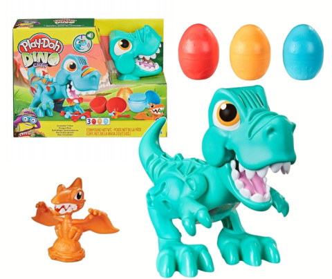 PLAY-DOH Zestaw PRZEŻUWAJĄCY DINOZAUR T-REX Ciastolina HASBRO F1504