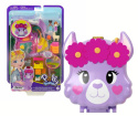 POLLY POCKET Zestaw BIWAKOWE PRZYGODY LAMY Domek z Laleczką MATTEL HKV33