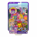 POLLY POCKET Zestaw BIWAKOWE PRZYGODY LAMY Domek z Laleczką MATTEL HKV33