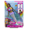 BARBIE Dreamtopia Lalka Brooklyn SYRENKA Migoczące Światełka MATTEL HDJ37