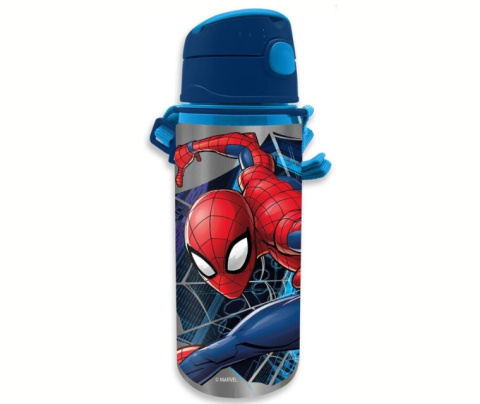 Bidon do picia Aluminiowy SPIDERMAN 600ml z paskiem KIDS SP50010