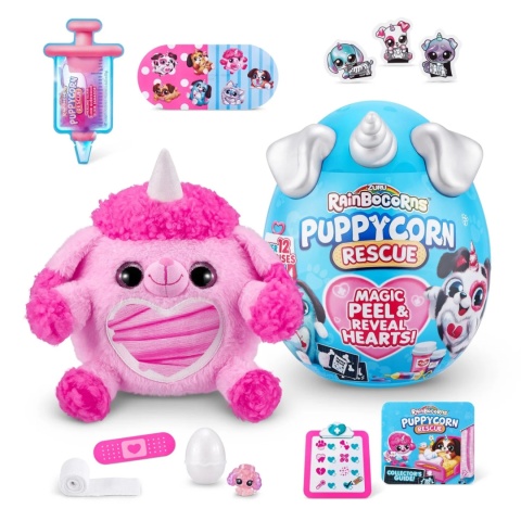 RAINBOCORNS PUPPYCORN RESCUE Jajko Niespodzianka z Maskotką ZURU 9261 RAINBOCORNS PUPPYCORN RESCUE Jajko Niespodzianka z Maskotką ZURU 9261