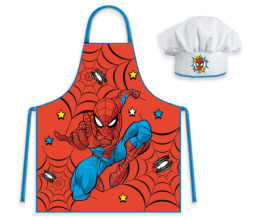 Fartuch kuchenny i czapka SPIDERMAN dla dzieci ZORLUTEKS 014367