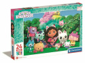 Puzzle MAXI 24 el. KOCI DOMEK GABI SuperColor CLEMENTONI 28520