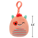 SQUISHMALLOWS Brelok Maskotka WILLETT Clip On Pluszak 9cm Walentynki JAZWARES SQCP00165