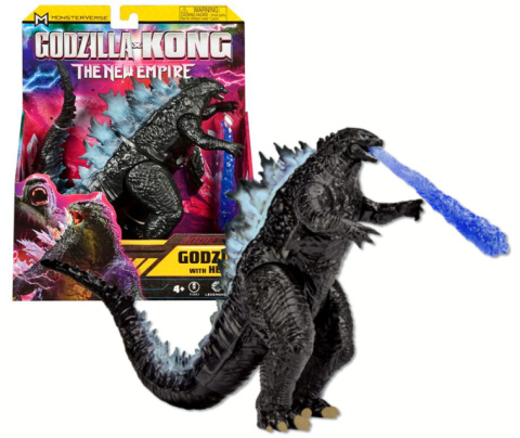 GODZILLA I KONG Figurka GODZILLA z Heat Ray 15cm PLAYMATES 35201