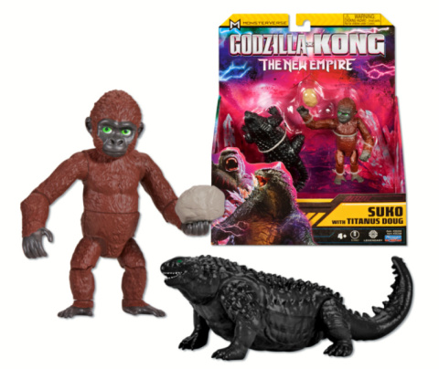 GODZILLA I KONG Figurka SUKO z Titanusem Dougiem Figurki PLAYMATES 35208