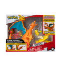 POKEMON Figurka CHARIZARD DELUXE Zestaw Pikachu JAZWARES PKW2731