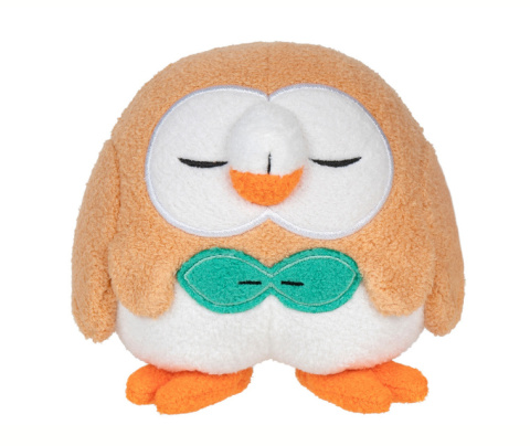 POKEMON Maskotka ŚPIĄCY ROWLET Pluszak 12cm S3 JAZWARES PKW3151