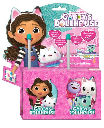 Walkie Talkie KOCI DOMEK GABI Zasięg 50m KIDS GD00058 Walkie Talkie KOCI DOMEK GABI Zasięg 50m KIDS GD00058