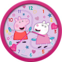 Zegar ścienny ŚWINKA PEPPA śr. 24cm dla dzieci KIDS PP09054