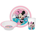 Zestaw obiadowy MYSZKA MINNIE MOUSE talerz miska kubek KIDS 840449