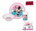 Zestaw obiadowy MYSZKA MINNIE MOUSE talerz miska kubek KIDS 840449