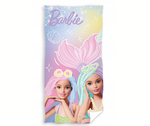 Ręcznik kąpielowy plażowy BARBIE 70x140 CARBOTEX BARB235044