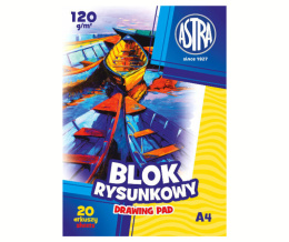 Blok Rysunkowy ASTRAPAP A4 120g 20k ASTRA 106111001