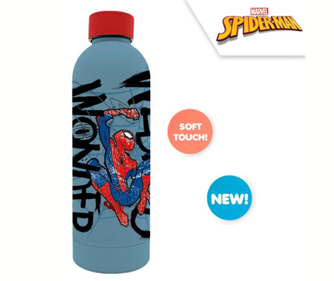 Butelka Metalowa SPIDERMAN 500ml Bidon Stal KIDS 843372 Butelka Metalowa SPIDERMAN 500ml Bidon Stal KIDS 843372
