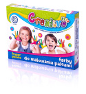 Farby do malowania palcami CREATIVO 4 kolory 50 ml ASTRA 320112002