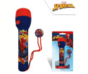 Latarka LED dla dzieci SPIDERMAN 16cm KIDS SP50079