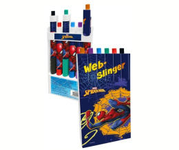 Zestaw kolorowych długopisów SPIDERMAN 6szt. KIDS SP50058