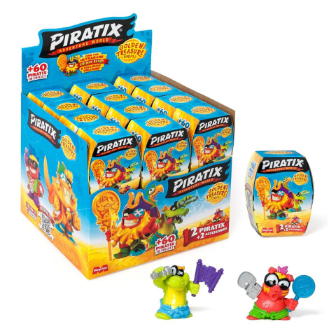PIRATIX Figurki GOLDEN TREASURE TWO PACK Figurka Niespodzianka MAGIC BOX PPX1DT224IN00 PIRATIX Figurki GOLDEN TREASURE TWO PACK Figurka Niespodzianka MAGIC BOX PPX1DT224IN00