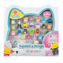 SQUISHMALLOWS Zestaw Figurek SQUISH A LONGS Figurka Niespodzianka 25pak s1 JAZWARES SQAL0033