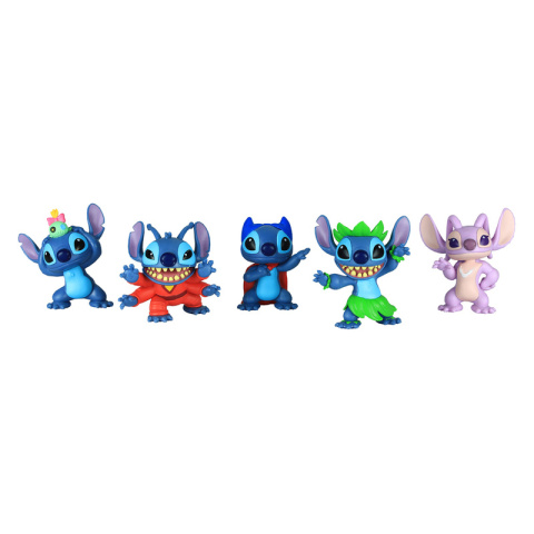 STITCH Zestaw Figurek STITCH Figurka 5pak 7cm JUST PLAY 46211 STITCH Zestaw Figurek STITCH Figurka 5pak 7cm JUST PLAY 46211