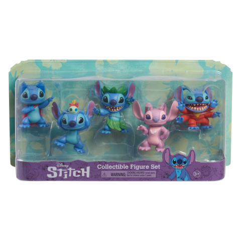 STITCH Zestaw Figurek STITCH Figurka 5pak 7cm JUST PLAY 46211 STITCH Zestaw Figurek STITCH Figurka 5pak 7cm JUST PLAY 46211