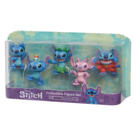 STITCH Zestaw Figurek STITCH Figurka 5pak 7cm JUST PLAY 46211 STITCH Zestaw Figurek STITCH Figurka 5pak 7cm JUST PLAY 46211